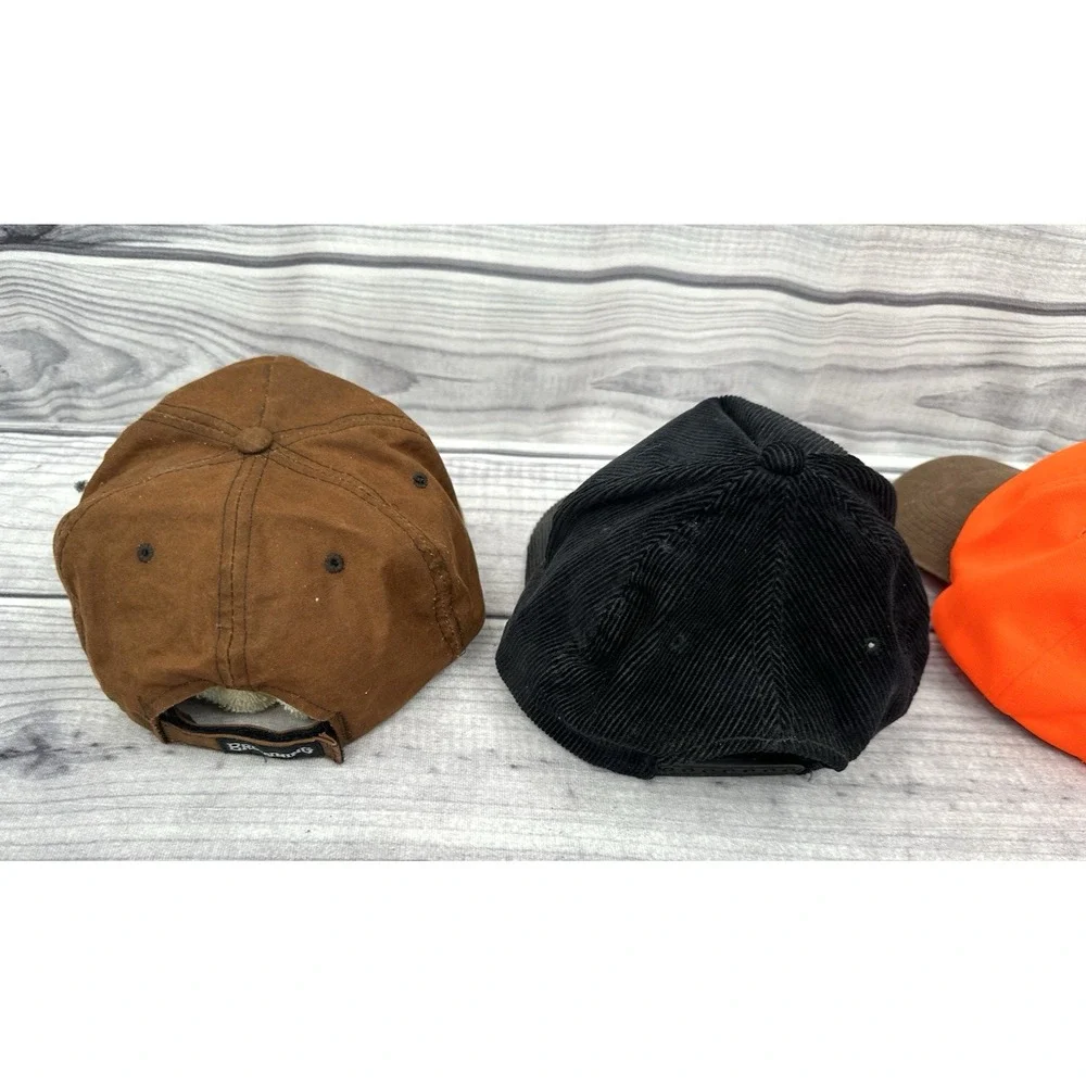 LOT OF 5 VINTAGE HUNTING HATS BALL CAPS‎ - BROWNING CABELA'S DUCKS UNLIMITED *2
